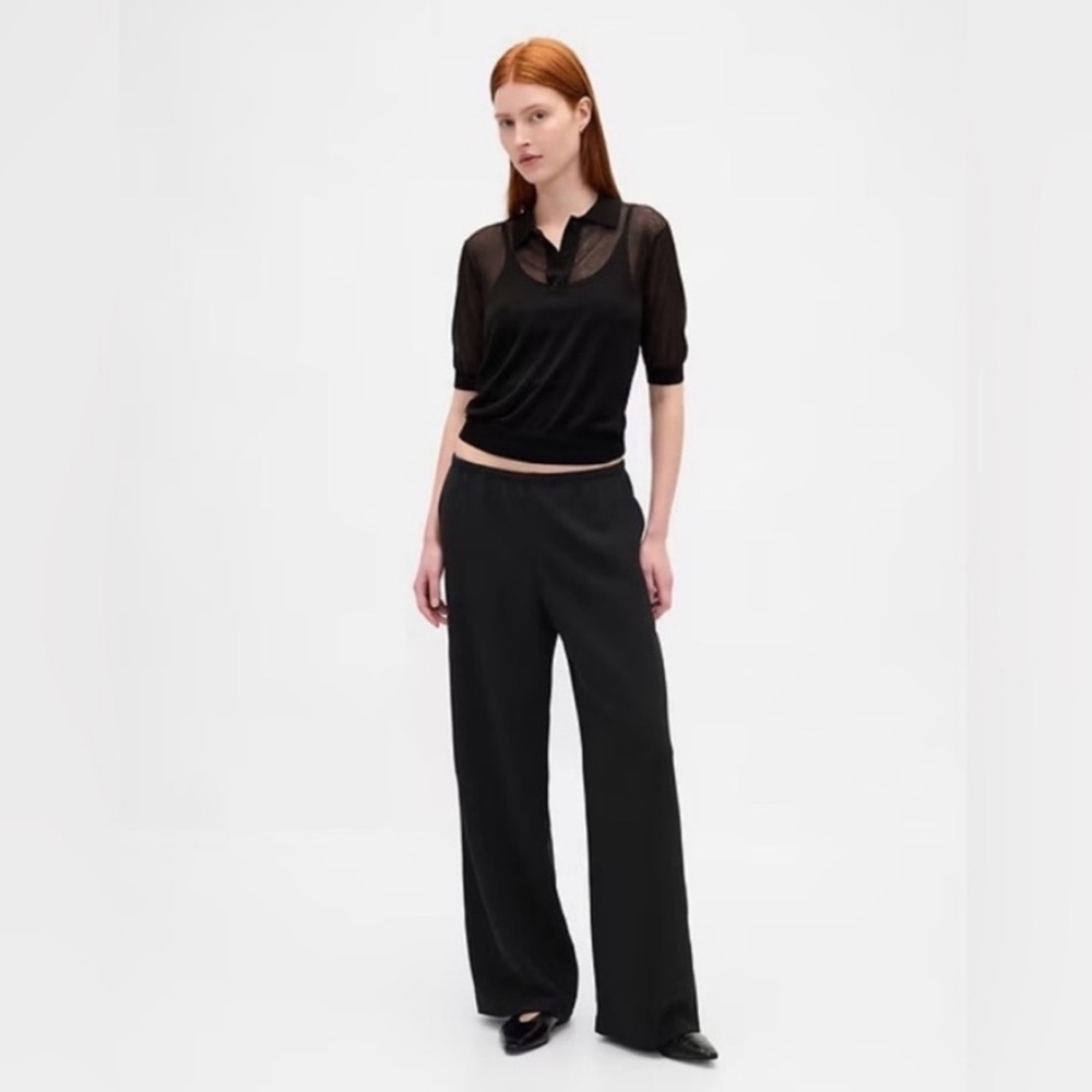 NEW! GAP Black Easy Wide-Leg Pants - Multiple🩷 818696